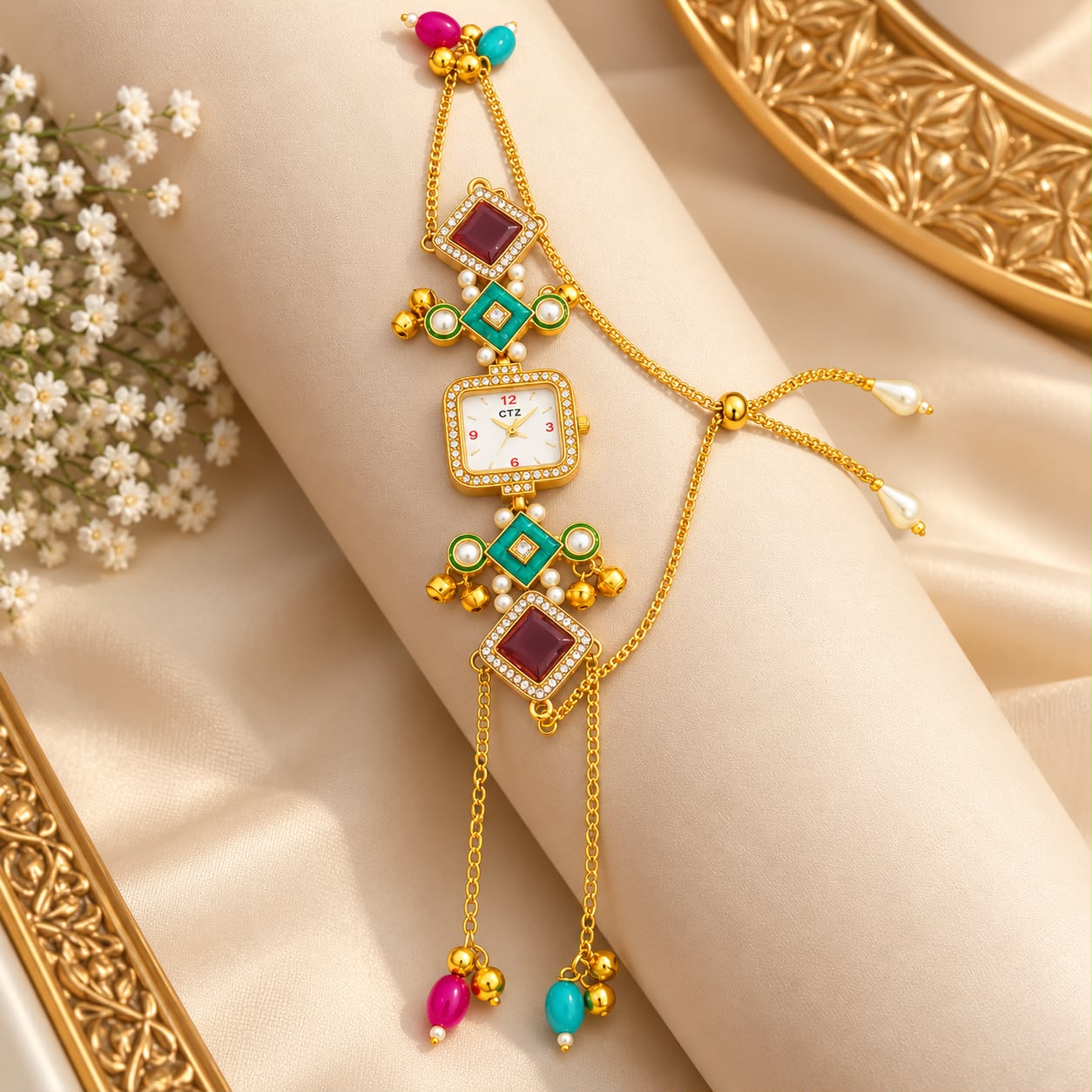 Multicolour Festive Bracelet Watch