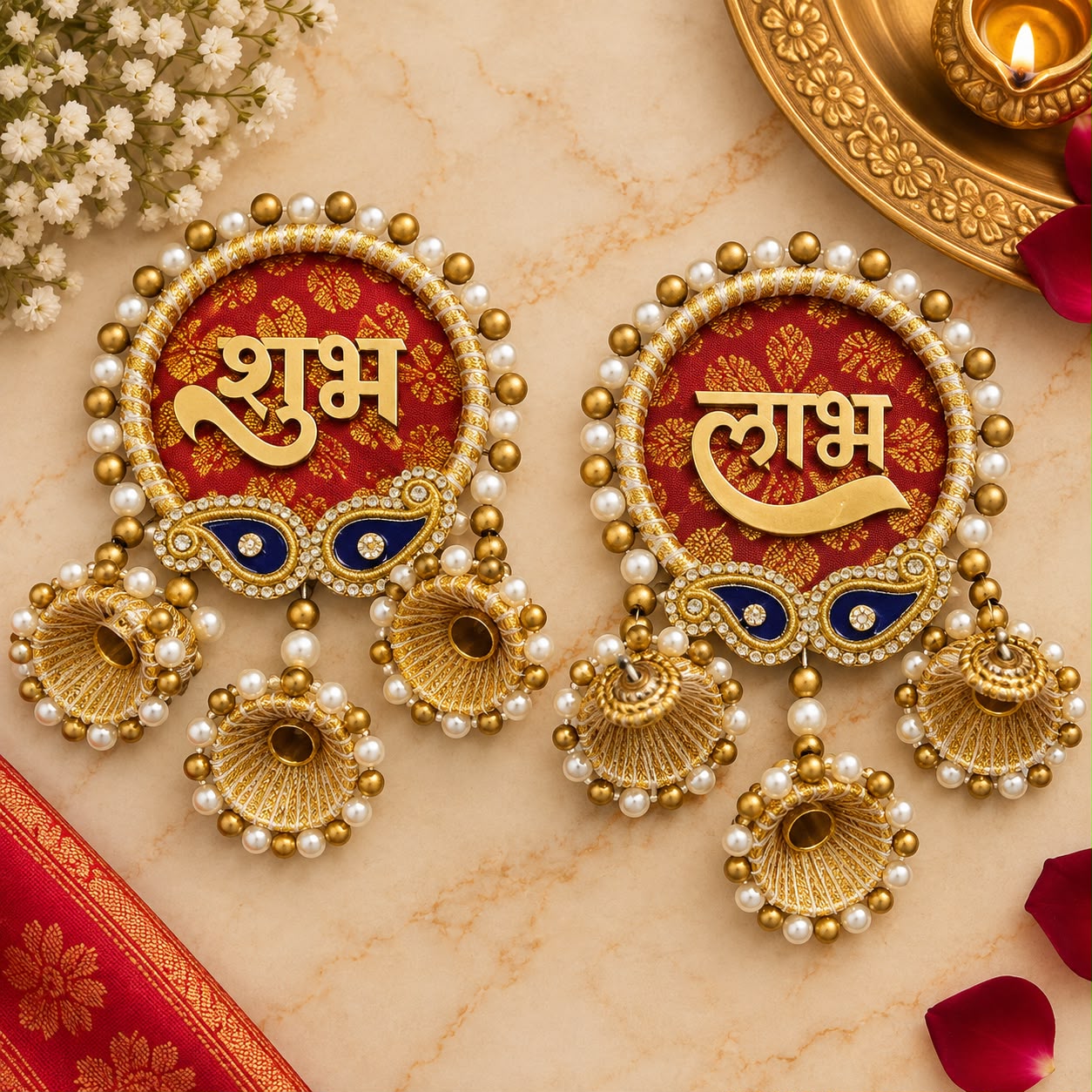 Product Name: Shubh Labh Pearl Hanging Décor Set